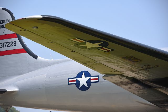 Douglas C-54 Skymaster (N511EJ) - Berlin Airlift Museum C-54 converted to DC-4. S/N 43-17228