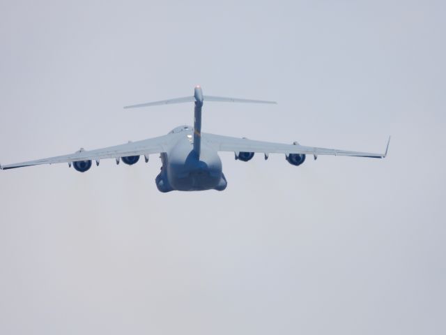 Boeing Globemaster III (96-0008) - CADDO82br /MAKING HIS FINI FLIGHT OVER Baxter Springs Kansas. br /08/19/22