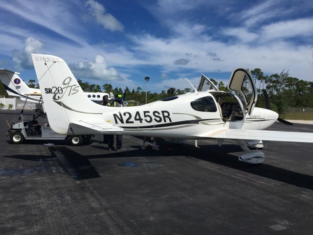 Cirrus SR-20 (N245SR) - Arriving at Marsh Harbour in the Bahamas