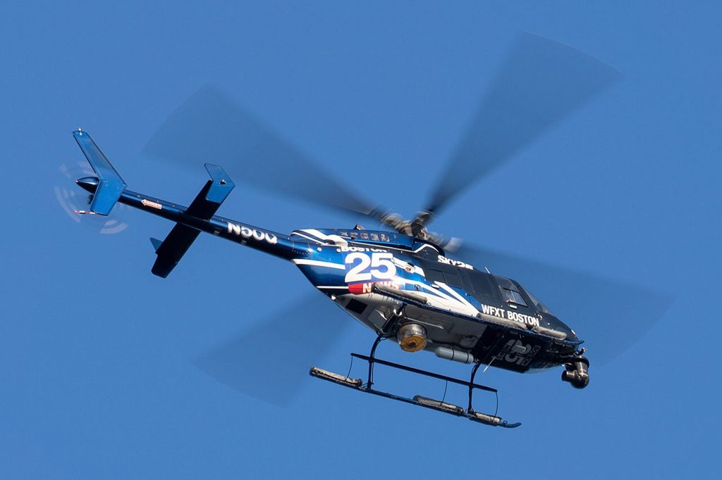 Bell 407 (N50Q) - Flying for Fox News-affiliate Boston 25.