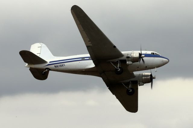 Douglas DC-3 (N61981) - 'Douglas 81'. Built in 1940 and one of the 300+ still flying. Privately owned DC3A based in Marston Mills, Cape Cod, MA