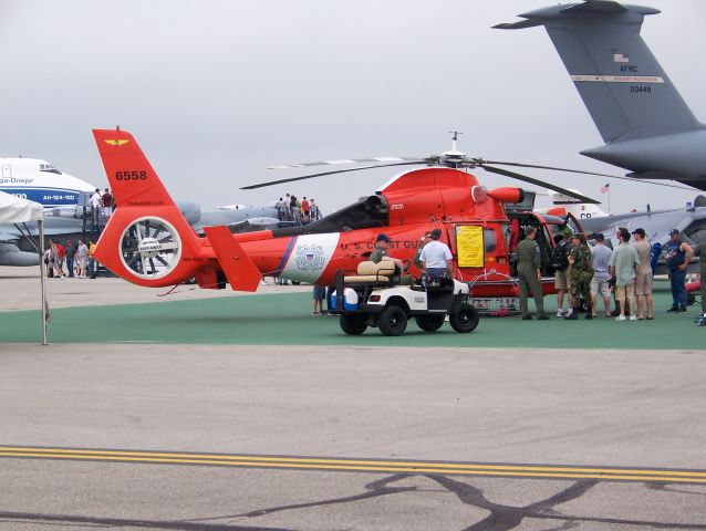 N6558 — - US Coast Guard HH-65C at the 2007 Dayton Air Show.  Reassigned to HITRON Jax in Dec. 2007.