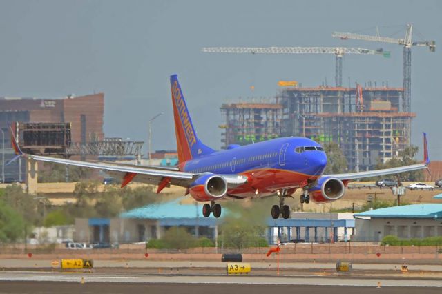 Boeing 737-700 (N7734H) - Southwest Boeing 737-7BD N7734H at Phoenix Sky Harbor on July 31, 2018.