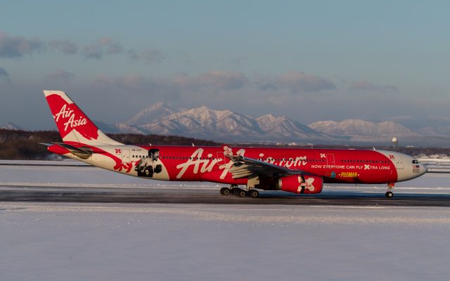 Airbus A330-300 (9M-XXP) - AirAsia X  Malaysia　/ 　Airbus A330-343Xbr /“Manny Pacquiao Livery”br /Jan.07.2018 New Chitose Airport [CTS/RJCC] JAPAN