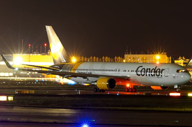 BOEING 767-300 (D-ABUS) - standing still 30 minutes than back to the gate!!