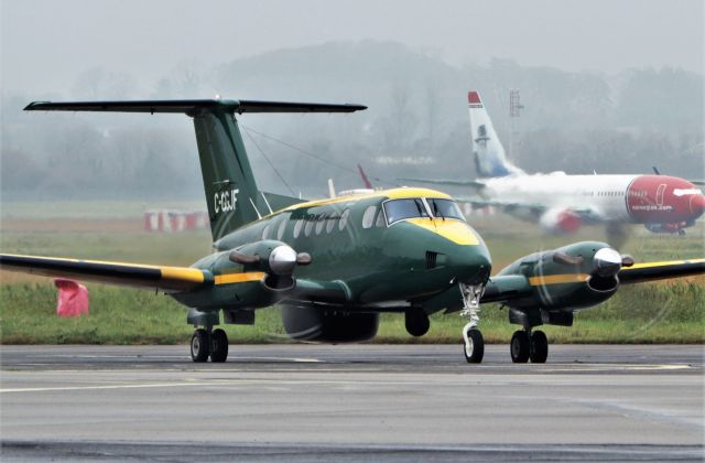 Beechcraft Super King Air 200 (C-GGJF) - pal aerospace b200 c-ggjf dep shannon 28/11/20.