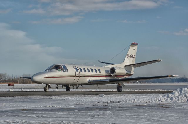 Cessna Citation V (C-GKZC) - Visiting CYHU on Feb. 5, 2020