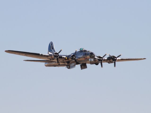 Boeing B-17 Flying Fortress — - B-17G "Sentimental Journey" br /California Capital Air Show, 10/03/15