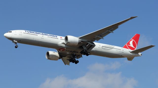 BOEING 777-300 (TC-LJD) - 22/06/2021:  Morning flight from Istanbul (IST) on final to runway 12.