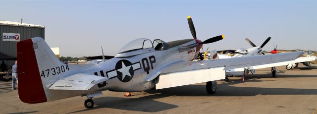 North American P-51 Mustang (N151D) - Warbird Roundup 2018 at Warhawk Air Museum, Nampa, ID, 25 Aug 18