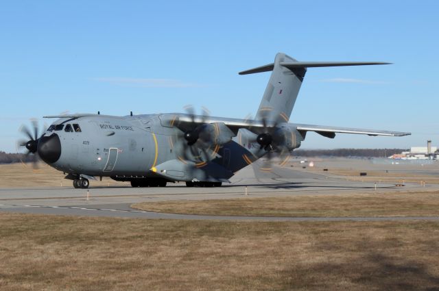 AIRBUS A-400M Atlas (MBB409) - 'ASCOT 4500' departing to Paso Robles, CA