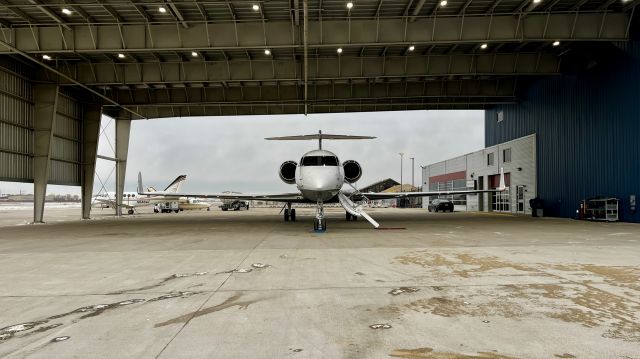 N790DC — - N790DC, 2005 Gulfstream G550, sitting on the ramp outside of the Gary Jet Center. 