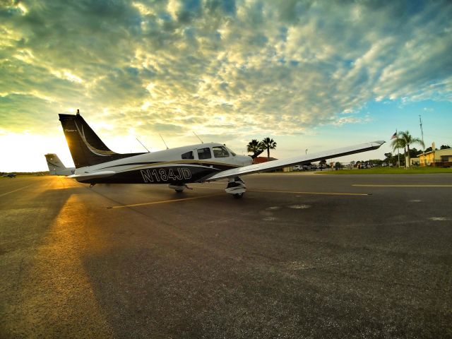 Piper Cherokee (N184JD) - GoPro capture of JD after a good dinner!