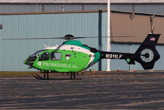 Eurocopter EC-635 (N911LF) - An update to the Promedica Air (Metro Aviation) fleet. This EC-135 P2+, cn 0942 replaced the older MBB-105S.