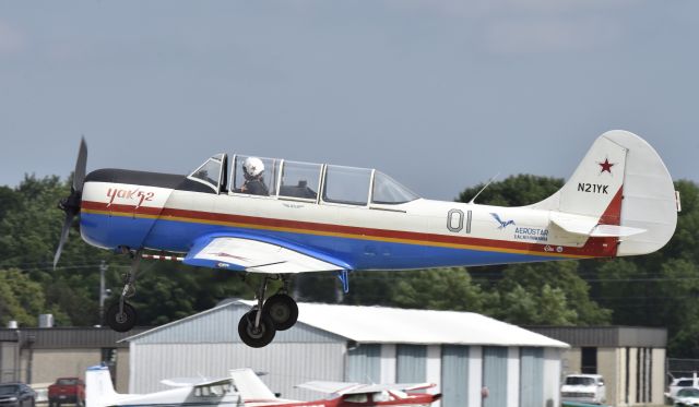 YAKOVLEV Yak-52 (N21YK) - Airventure 2017