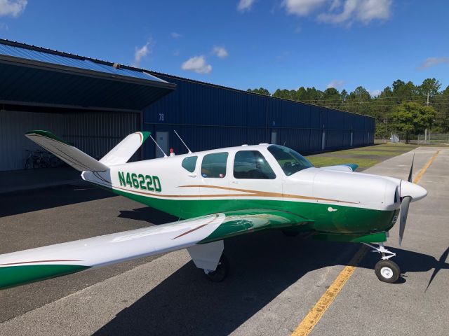 Beechcraft 35 Bonanza (N4622D) - Fresh paint, new scheme