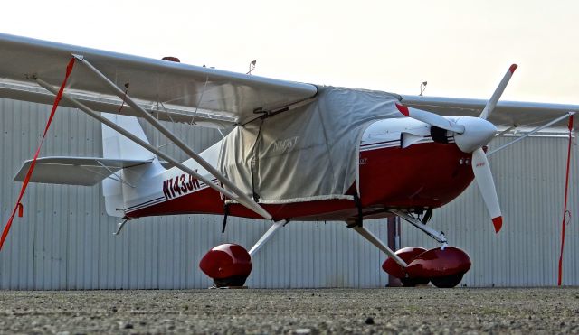 AEROPRO Eurofox (N143JH) - Locally-based Eurofox sitting at its tie down at Reid Hillview Airport, San Jose, CA.