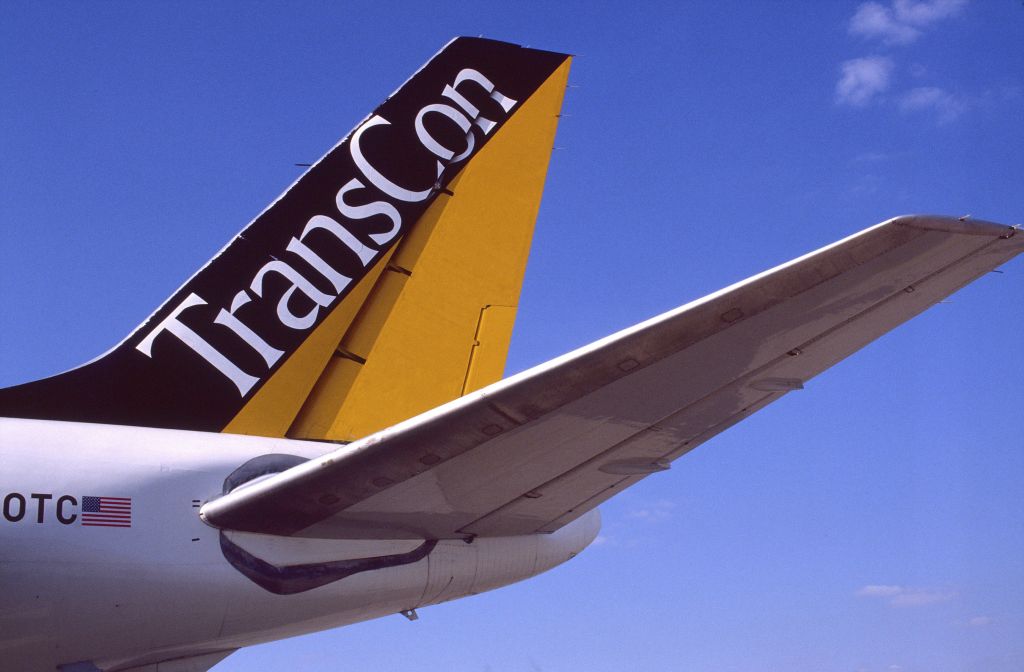 McDonnell Douglas DC-8-60 (N820TC) - TransCon DC-8.63F N820TC in June 1990 at Düsseldorf