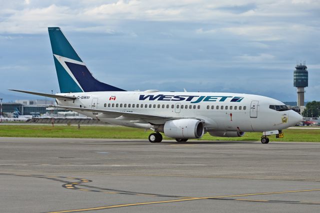 BOEING 737-600 (C-GWSI) - All taped up for storage during COVID-19 time