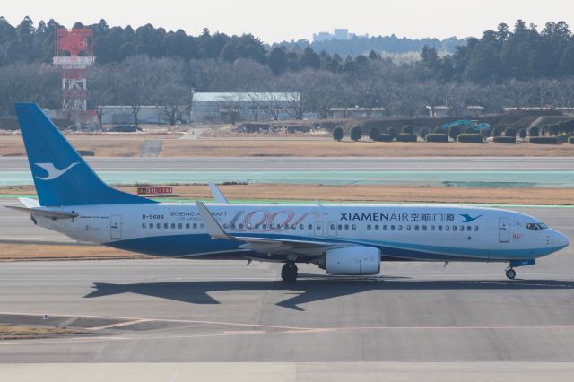 Boeing 737-800 (B-5688) - 100th Boeing for Xiamen Air special color