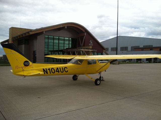 Cessna 152 (N104UC) - AOPA "Reimagined" Cessna 152 at Platinum Flight Center at Appleton International Airport (KATW)