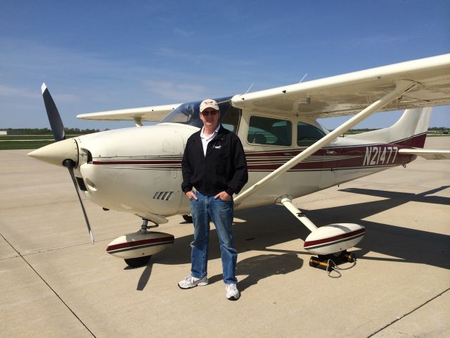 Cessna Skylane (N21477) - On the ramp in SPI