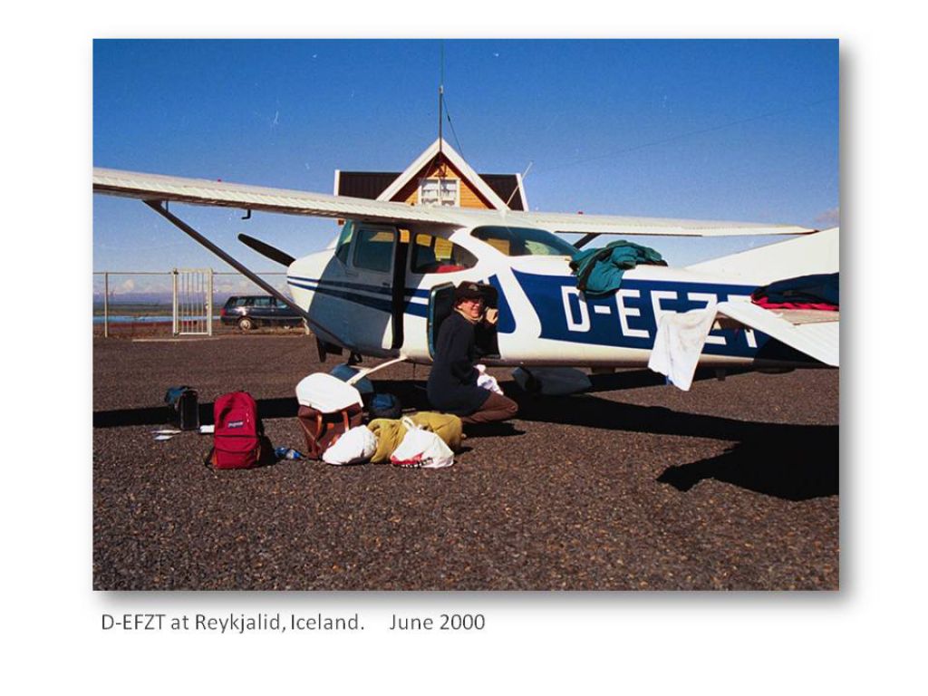 Cessna Skylane (D-EFZT) - At Reykjalid, Iceland.