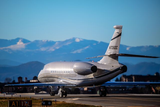 Dassault Falcon 2000 (N726DC) - First shot in the database of this beautiful Dassault Falcon2000 preparing to depart Centennial in the morning sunlight. br /br /©Bo Ryan Photography | IG: BoRyanFlies