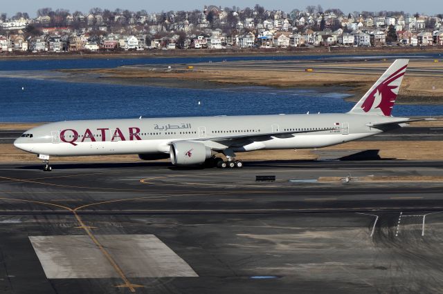 BOEING 777-300 (A7-BAM) - 'Qatari 743' arriving from Doha Hamad International Airport