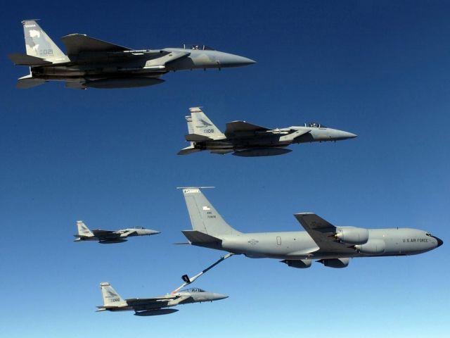 McDonnell Douglas F-15 Eagle — - Refueling