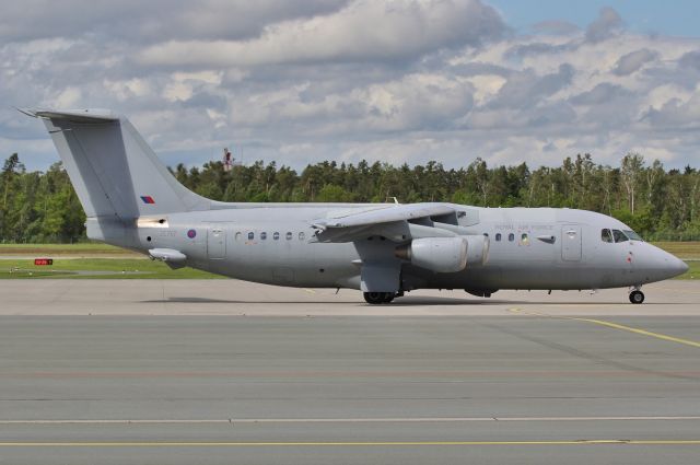 British Aerospace BAe-146-200 (ZE707) - 25. May 2021 fuelstop 