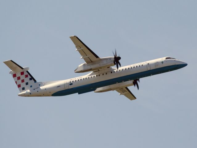 de Havilland Dash 8-400 (9A-CQC) - At Vienna, Austria.