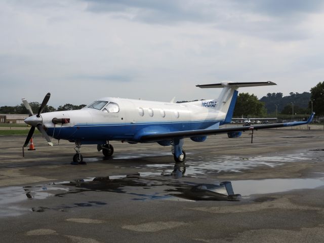 Cessna 402 (N607AF) - The PC12.