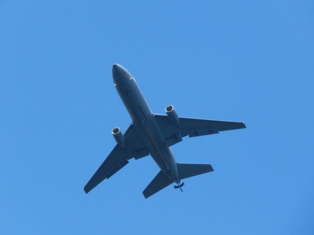 McDonnell Douglas DC-10 — - A USAF KC-10 tanker performs touch and gos at Albany.