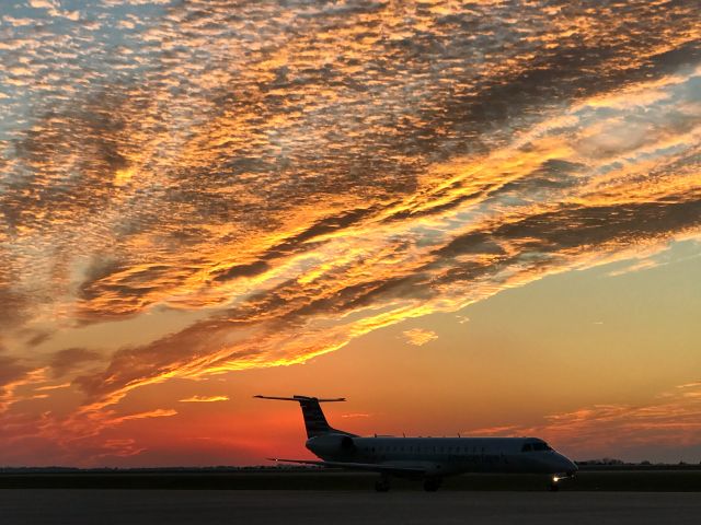 Embraer ERJ-145 (N902BC) - The upstate of South Carolina offers some pretty spectacular sunsets!  11/15/20.