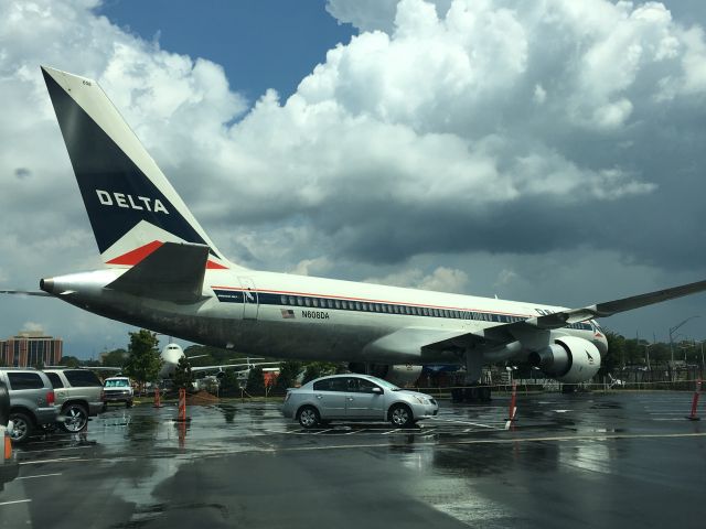 Boeing 757-200 (N608DA) - The classic livery at the Delta museum!