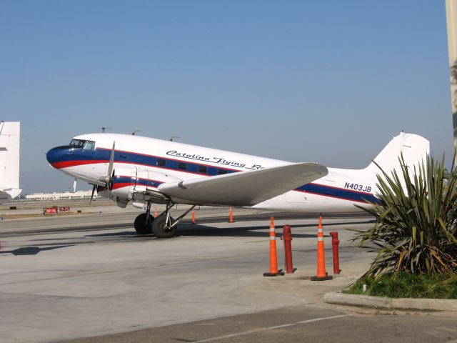 Douglas DC-3 (N403JB) - Parked at Long Beach