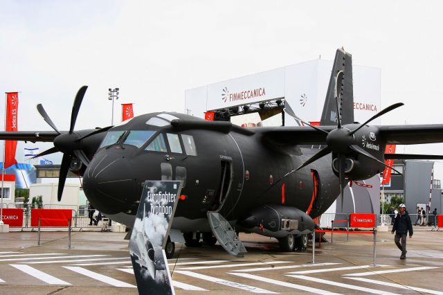 ALENIA Spartan (C-27J) (N359PL) - Finmeccanica Alenia C-27J Spartan, Static display, Paris-Le Bourget Airport (LFPB-LBG) Air show 2013. This C-27J is owned by Global Military Systems, a consortium comprised of L-3 Integrated Systems and Alenia North America