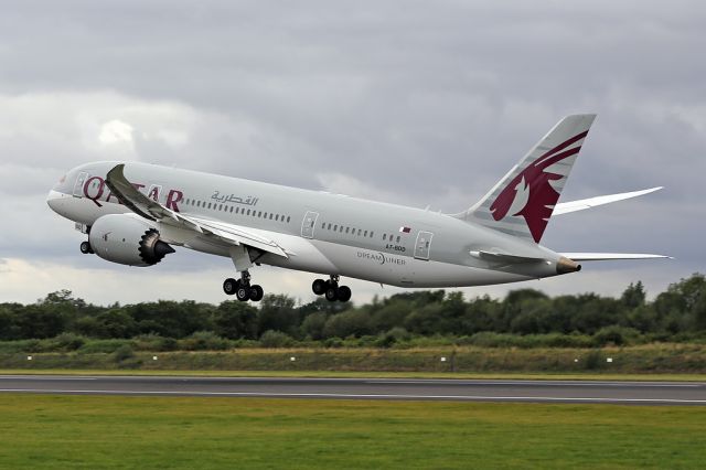 Boeing 787-8 (A7-BDD) - First QTR of the day, QTR22 departing off 23L for Doha