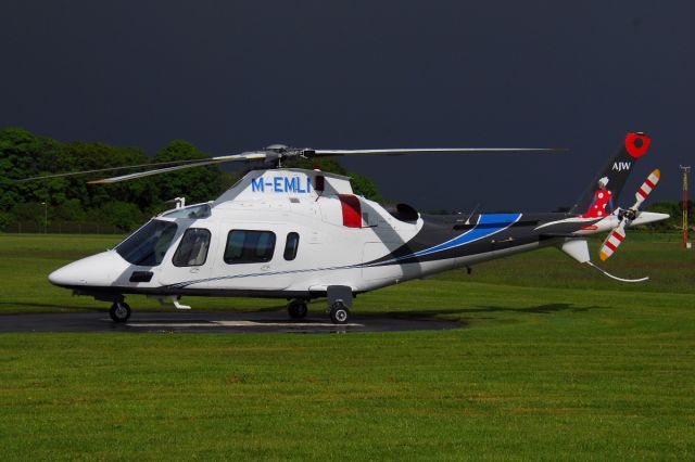 SABCA A-109 (M-EMLI) - Weston Airport, Dublin, Ireland. 21/05/2016.