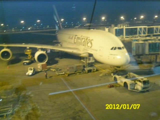 Airbus A380-800 (A6-EDK) - Emirates Airbus A380-861 EK323 ICN-DXB at RKSI