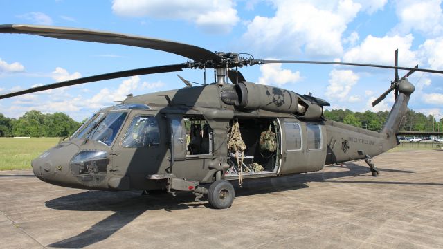 Sikorsky S-70 (8424014) - A Sikorsky UH-60L Black Hawk on the ramp at Northeast Alabama Regional Airport, Gadsden, AL - afternoon of May 14, 2022.