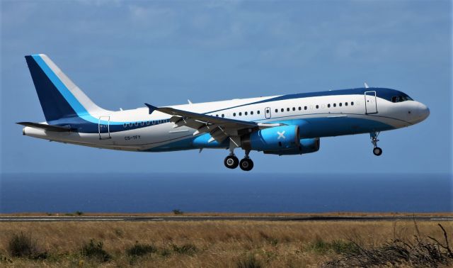 Airbus A320 (CS-TFY) - Santa Maria Island International Airport-LPAZ. 2022-03-14.