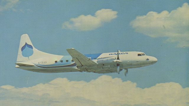 CONVAIR CV-580 (N73133) - scanned from postcardbr /Aspen Airways