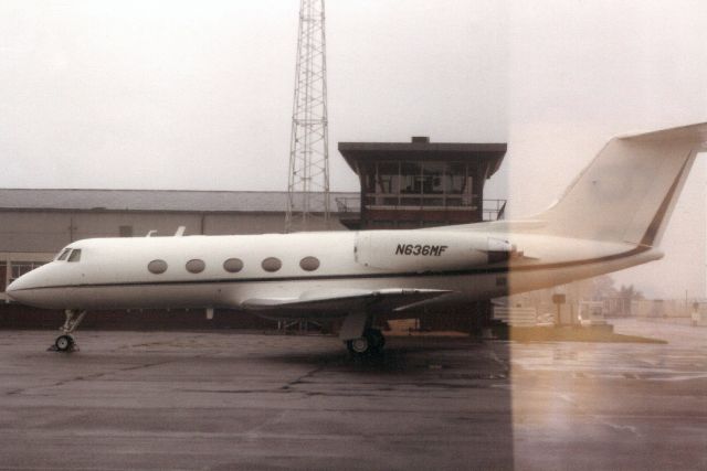 Gulfstream American Gulfstream 2 (N636MF) - Seen here in Jan-85.br /br /Reregistered N638MF in Jul-87,br /then N613CK in Jul-88,br /then N319GP in Feb-94,br /then N60GU 16-Oct-98,br /the exported to South Africa 7-Jul-06 as ZS-TPG.