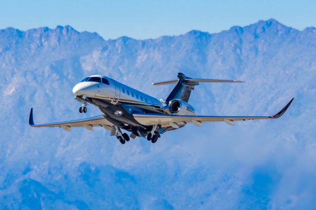 Embraer Legacy 550 (N601FX) - A Flex Jet Embraer Legacy 550 taking off from PHX on 2/10/23 during the Super Bowl rush. Taken with a Canon R7 and Canon EF 100-400 II L lens.