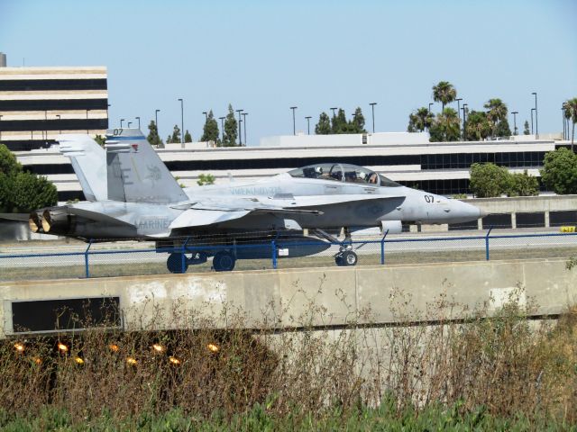 McDonnell Douglas FA-18 Hornet — - Taxiing to RWY 30