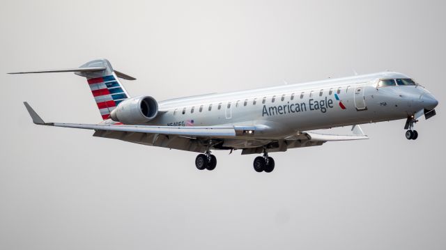 Canadair Regional Jet CRJ-700 (N540EG) - On final approach after a flight from Philadelphia 