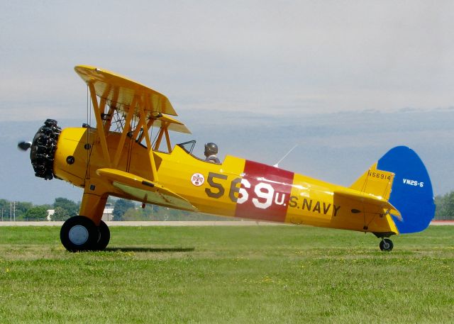 Boeing PT-17 Kaydet (N56914) - At AirVenture. 1942 BOEING A75N1(PT17)