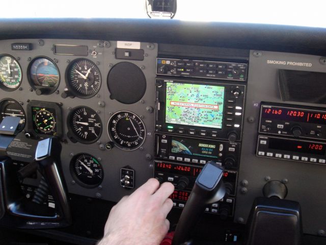 Cessna Skyhawk (N5359K) - Setting Up at KADS for a VFR Flight